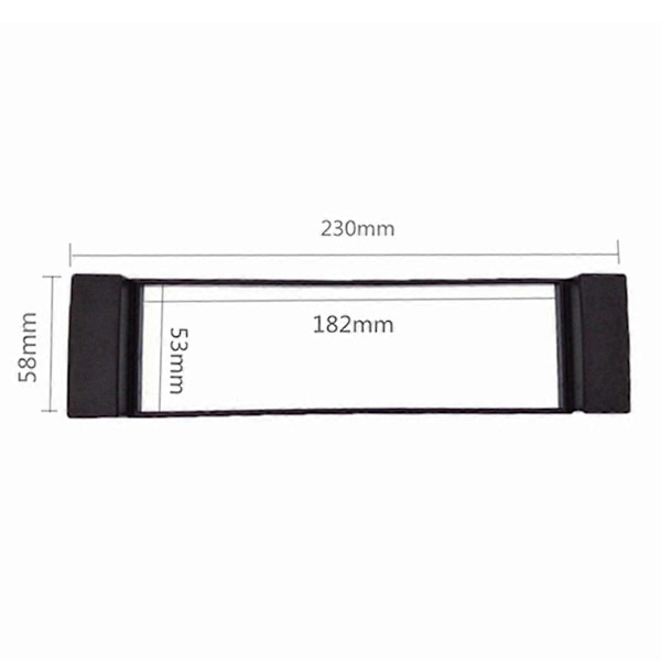 Fascia 1 Din Ramme til A3 8L A6 4B Seat Toledo Scudo Stereo Facia Plade Instrumentbræt CD Trim 1 DIN Radio Cover
