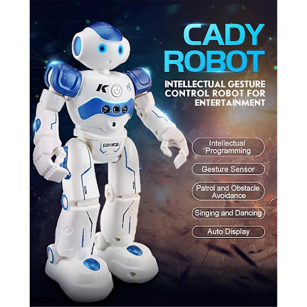 Geststyrt fjernkontrollrobot for bursdagsgave til barn Blue