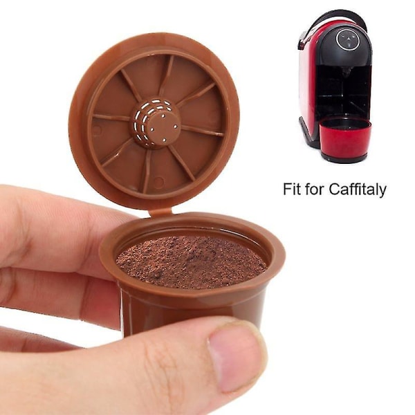 3 st kaffemaskin Återanvändbar kapsel kaffekoppsfilter för cafetali påfyllningsbar kaffekoppshållare Sil Kökstillbehör