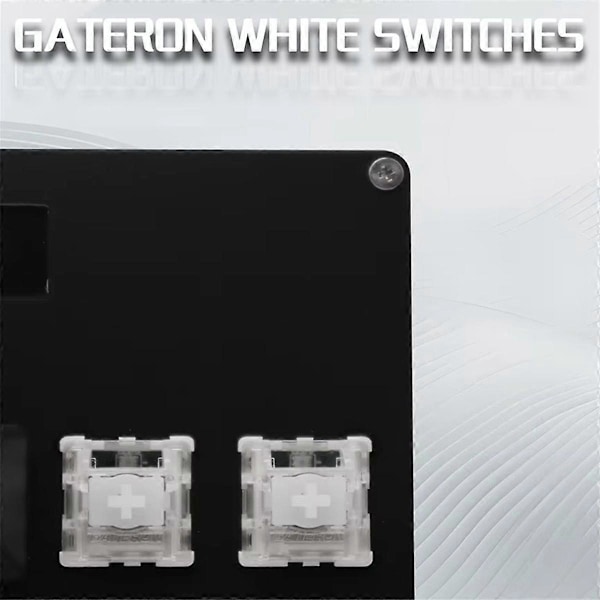 CM51+ OSU Gaming Tastatur Hvid Switch Hurtig Trigger Magnetisk Switch Tastatur med Knap Skærm Kopier Indsæt Genvej Sort