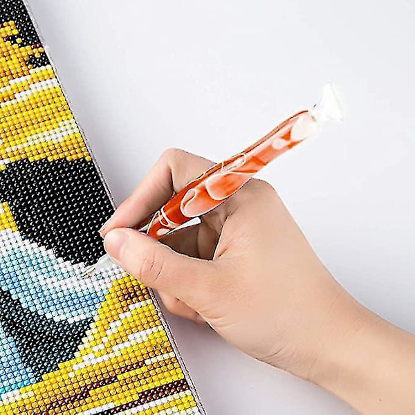 5d Diamantmålning Pen Kit Orange