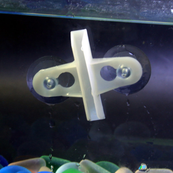 10 stk. akvarie akvarie glas isolerende isolerende fisketank glas isolerende klip partition klip isolerende sugekop klip sort+hvid