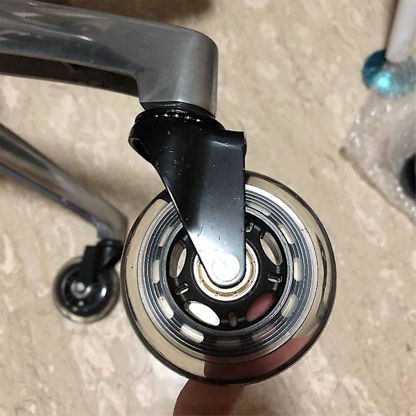 1 stk. Kontorstolhjul Erstatning Gummi Stol Caster For Alle Gulv - Universal Fit 3inch