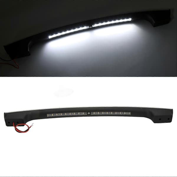 21-tommers RV-gripestang med DC12V lysende LED-lys Grepshåndtak Rustfritt stål Overflatemontering for båt bobil