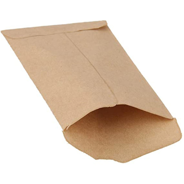 100 st Vintage Kraftpappersfröpåsar, Tjocka Fröpåsar i Kraftpapper