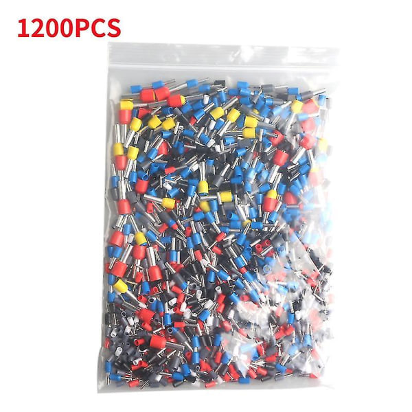 Crimp Ring Tip Insulated Terminal Block Electric Wire Connector Pin Tube Terminal Ejector Kit For Wiring