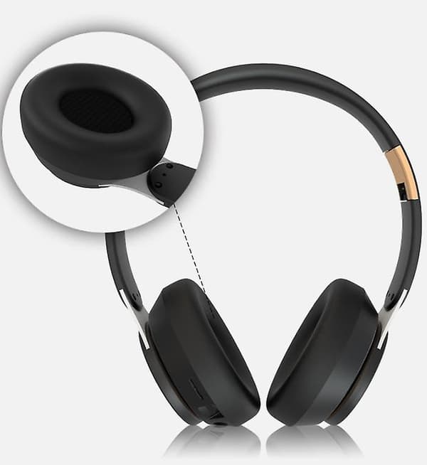 Trådlösa sport-headset Bluetooth-headset Subwoofer Stereo hopfällbara headset Blue