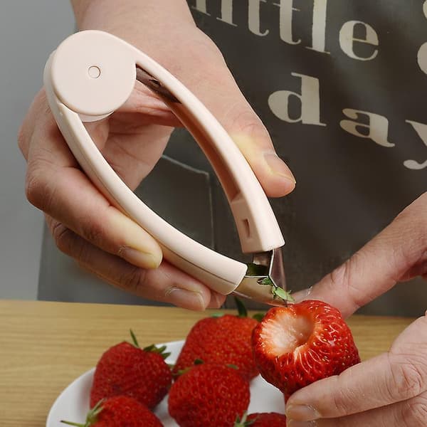 Rustfrit stål ananas skræller husholdning multifunktionel jordbær destalker