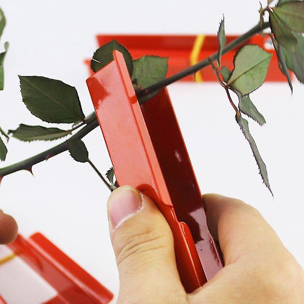Diy-skärverktyg Blomsterhandlare Metall Beskärare Trädgård Blomma Ros Torns Stjälkblad Stripper Ros Tång Avlägsnande Grate Fruktodling Trädgård Verktyg
