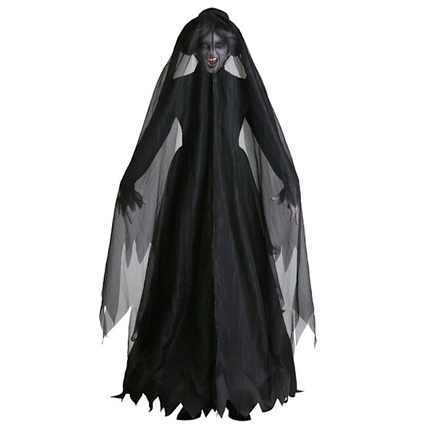 Party Stage Vampire Bride Witch Zombie Show Game Costume Horror Clothing Witch XL