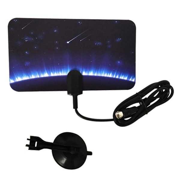 TV Antenne - 4K 1080P HD Indendørs Digital TV Antenne Indendørs Smart HDTV Antenne Koaksialkabel til Lokale Kanaler