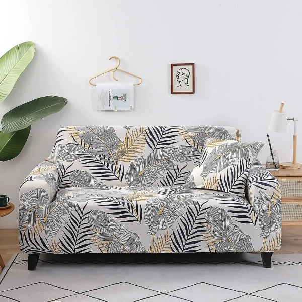 Trykt sofabetræk stretch sofabetræk mønster sofabetræk 2 sæder