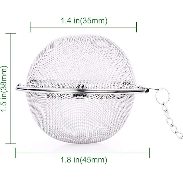 12 st rostfritt stål tekula mesh teinfuser sil premium tefilter te