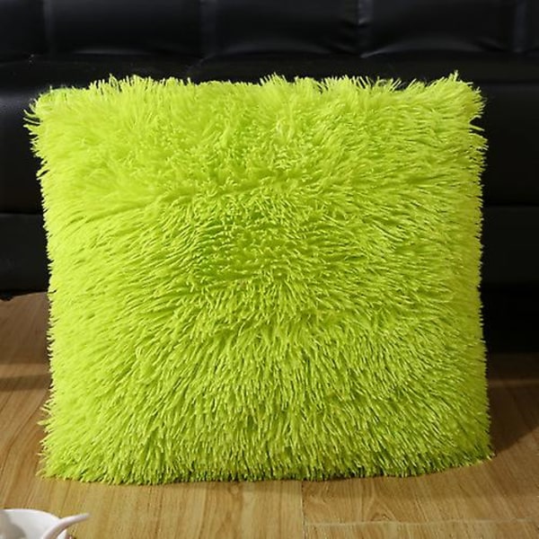 Pehmotyyny lyhyt pehmotyyny kodin sohvan koristelu Green