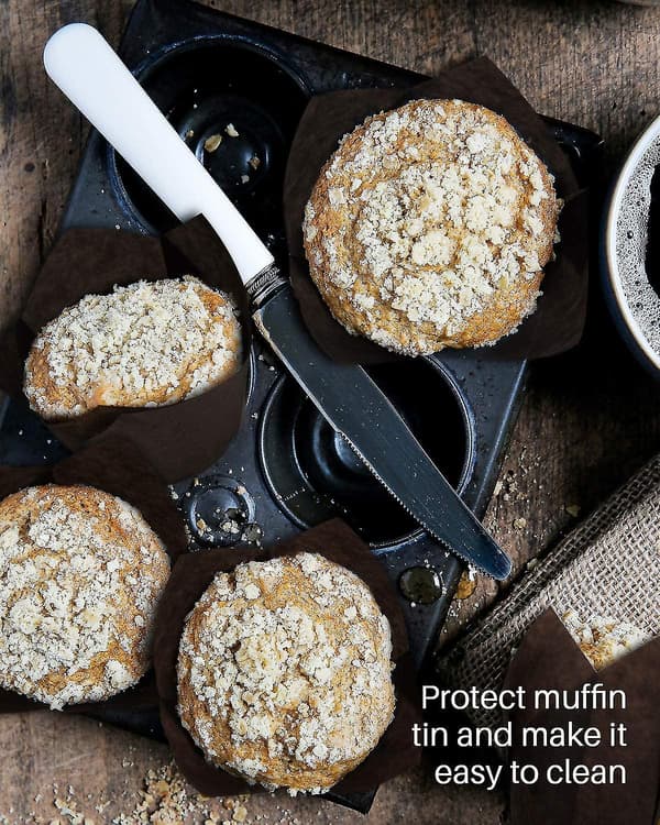 Cupcake Liner, 250 stk Cupcake Liners, Grease-proof Cupcake Wrappers i 3 farger
