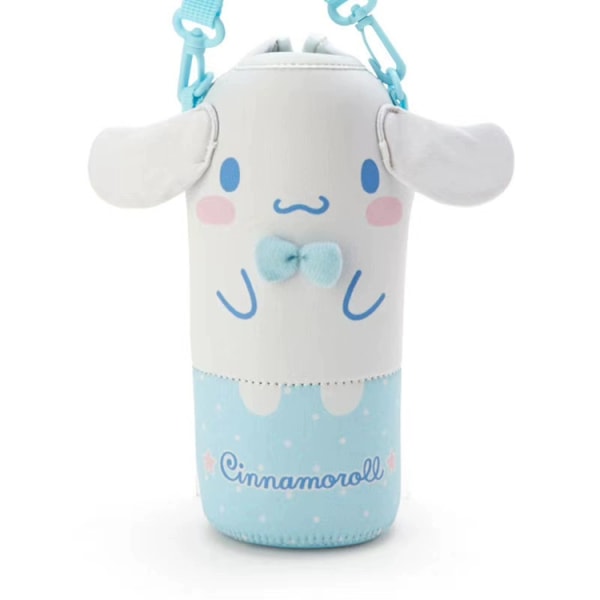 Cinnamoroll Kuromi Water Bottle Pomm Purin Water Cup Bag Shoulder Bag Storage, Cinnamoroll