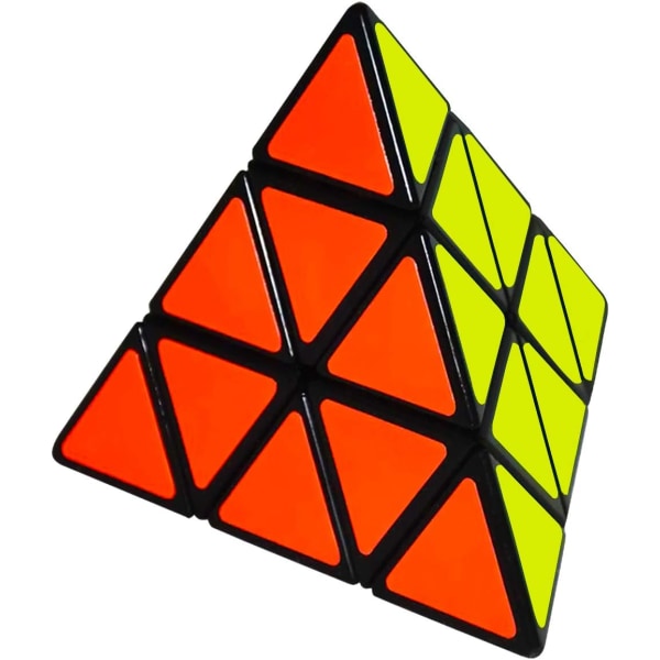 Kube Trekantet Kube, Puslespil Pyramide Magisk Kube 3x3 Sticker Kube Pyramide Spil