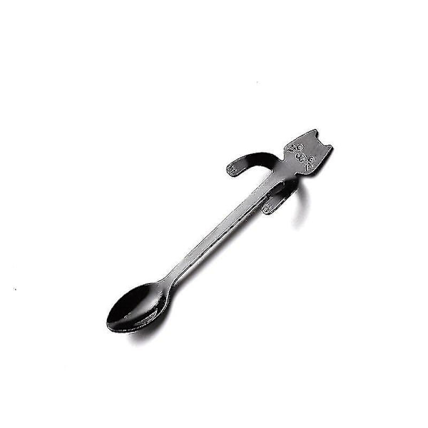 11,5 cm rustfrit katteske sæt bestik køkken tilbehør black