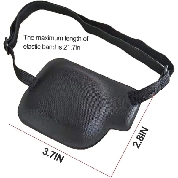 Strabismus ögonlapp, höger ögonlapp lappar, ögonlapp ögonlapp justerbar pirat ögonlapp, justerbar strabismus ögonlapp ögonlapp, för pirat