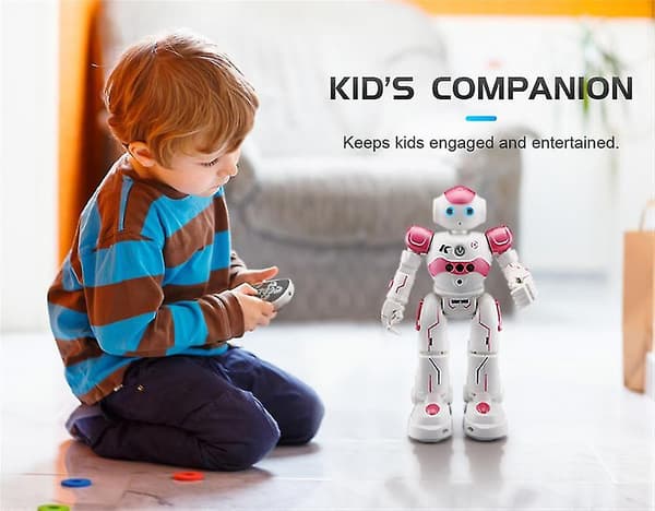 Gestkontrollert fjernstyrt robot for bursdagsgave til barn Pink