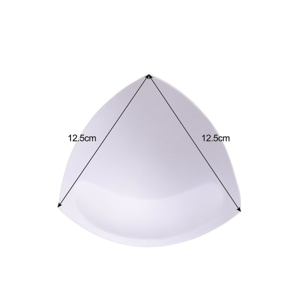 3 par bröstkuddar, triangulär form bikini pad, bh-inlägg, push up pad, 3 färger