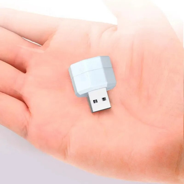 5-pak LED USB natlys bærbar disklys 5V læselys mini boglys powerbank udendørs camping lyspære belysning