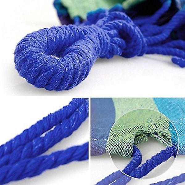 Ripustuspuutarha Camping Swing Portable Outdoor 260 X 80 Cm Beach Travel Sleeping Canvas 150kg Kuormituskapasiteetti Blue