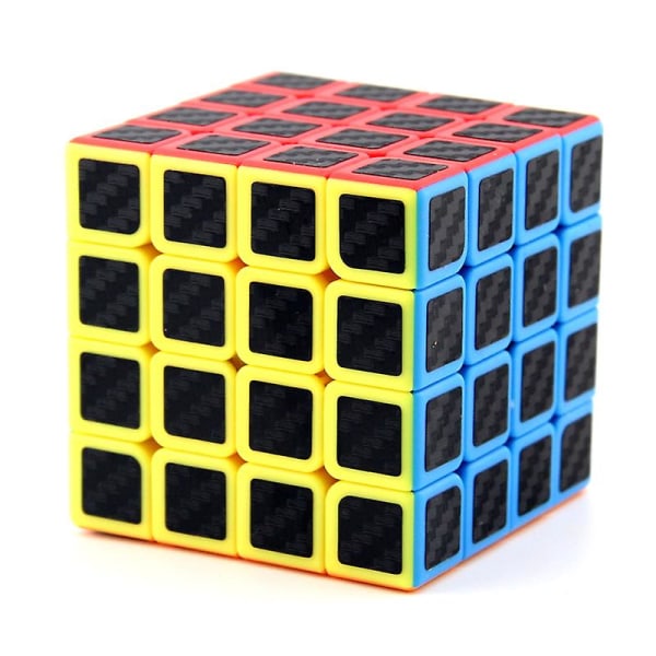Triangle Pyraminx Magic Cube Pyramid Speed ​​Puzzle Cube Brain Teaser Twist Toy Carbon Fiber Sticker B