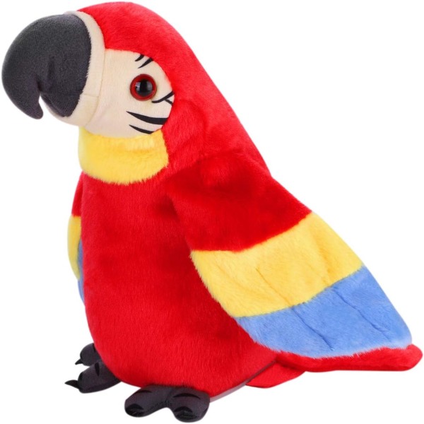 Cute Plush Talking Parrot Electric Bird Plush Toy Repeat Wha