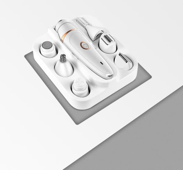 Epilator til kvinder, ansigtshårfjerner til kvinder, 7-i-1 smertefri kropsshaver