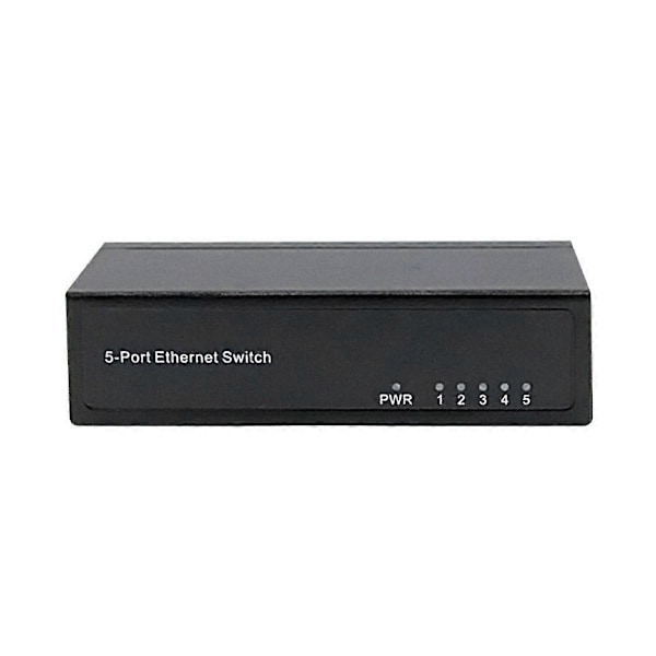 5 Porte Gigabit Netværk Switch, 1000Mbps Lille Ethernet Splitter Netværk Switch til Skrivebord og Vægmontering, Plug and Play