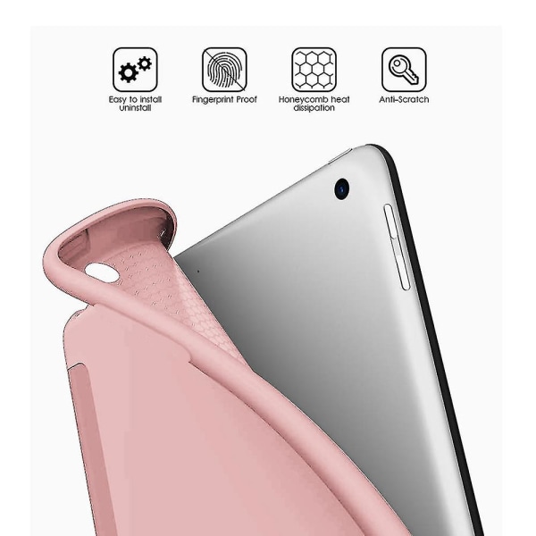 Pad 7:e generationens fodral med automatisk viloläge/väckningsfunktion och rebound-funktion Rose Gold