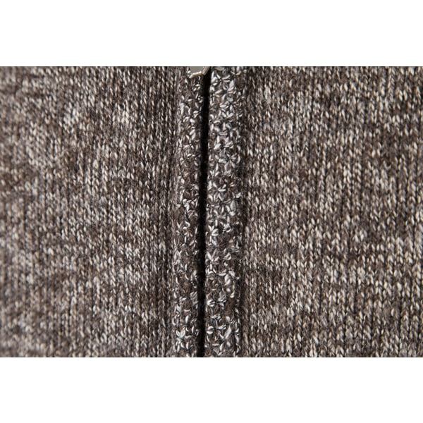Stickade Casual Cardigans för Män Light Grey L