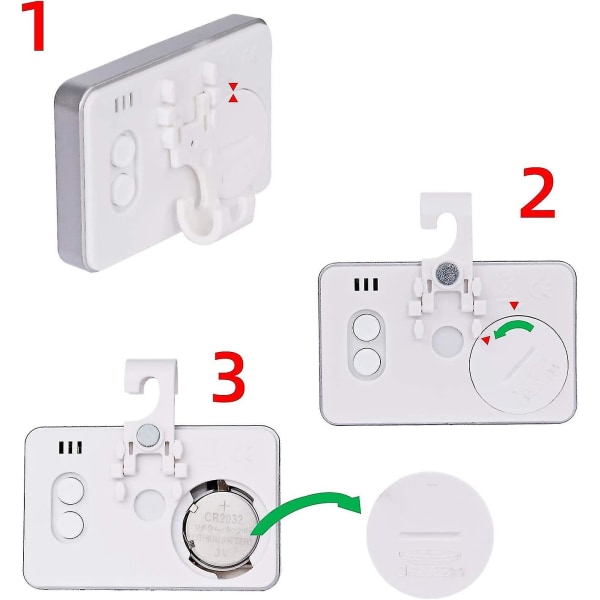 3x køleskabs termometer digitalt termometer fryser termometer køleskab rum vandtæt fryser termometer med lcd display med krog til temperatu