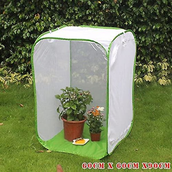 Foldable Insect Habitat Cage Seedling Plant Light Transmission Net Tent, Collapsible Insect Mesh Cage For Caterpillars Butterfly Garden Outdoor