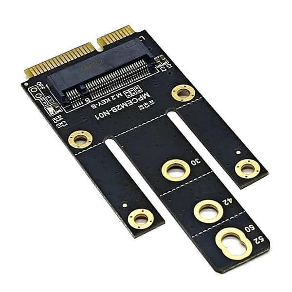 Adapterkort MPCIE til KEY-B Udvidelsesslot MINIPCI-E til M.2 NGFF NIC Adapterkort WIFI Interface til M Adapterkort A