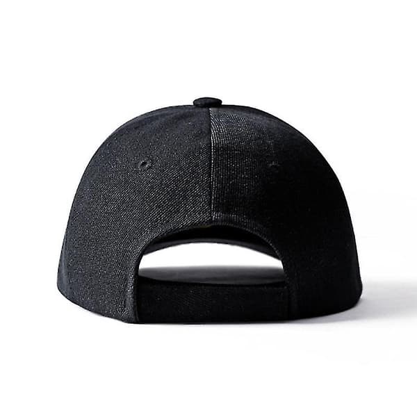 Baseball Caps Classic Solid Adjustable Unisex Hip Hop Sun Casual Hats Black
