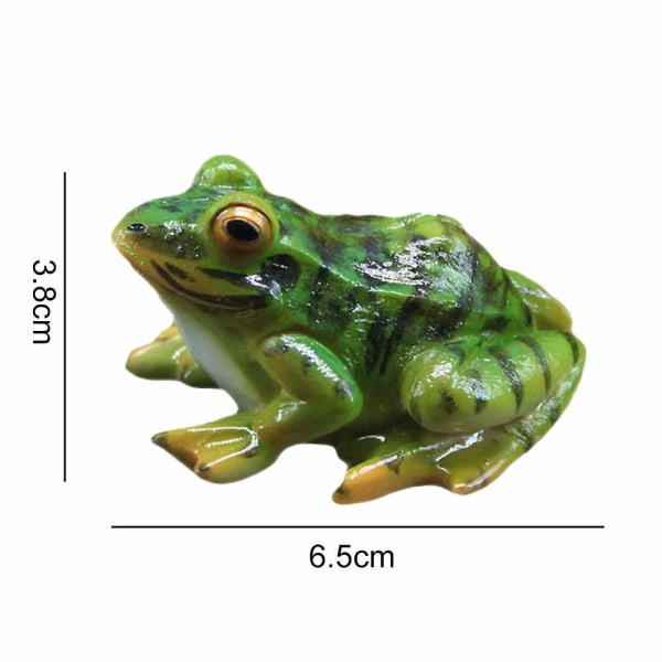 Piece Frog Statue Resin Animal Garden Statue Funny Frog Statue Suitable For Home Office Desk Decoration