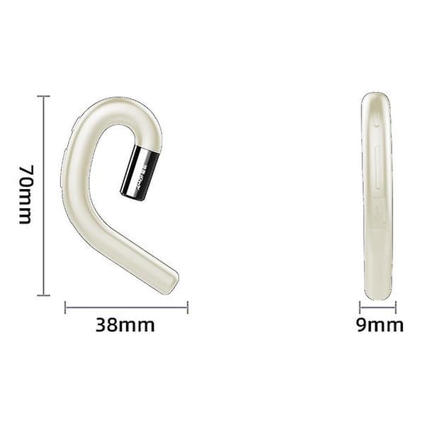 Bluetooth-hovedtelefoner, støjreducerende håndfrit headset, rød