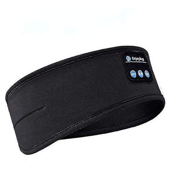 Nukkumiskuulokkeet Bluetooth-panta Nukkumiskuulokkeet Bluetooth-huivi Urheilupanta Langaton black