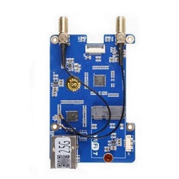 MPW2.5G til 5 Udvidelseskort PCIE til WiFi7 2.5G ETH HAT RTL8125 M.2 Interface til RPI 5