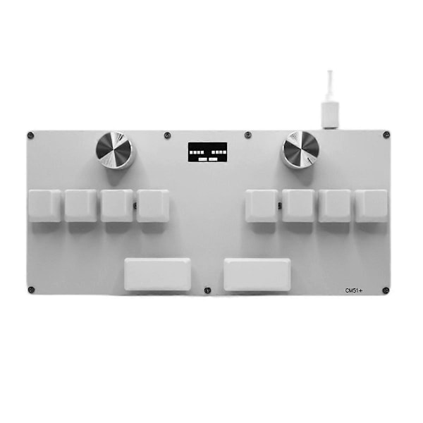 CM51+ OSU Gaming Tastatur Hvid Switch Hurtig Trigger Magnetisk Switch Tastatur med Knap Skærm Kopier Indsæt Genvej Sort