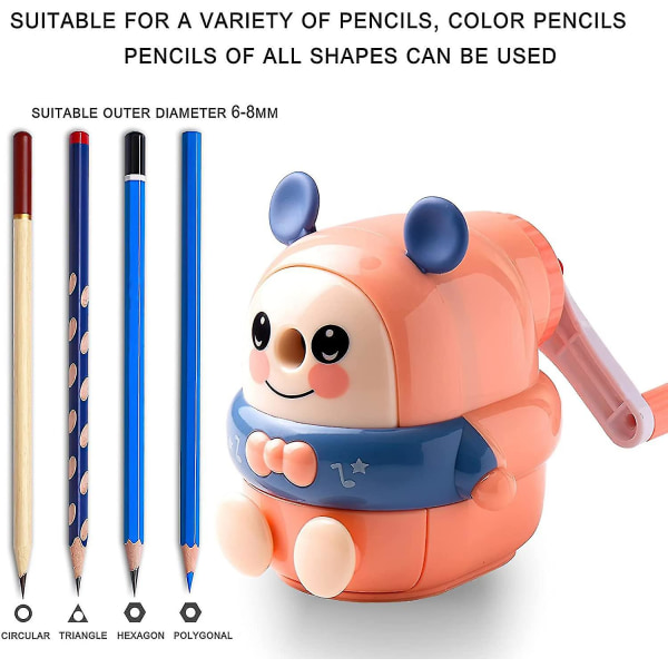 Cute Manual Pencil Sharpener For Kids