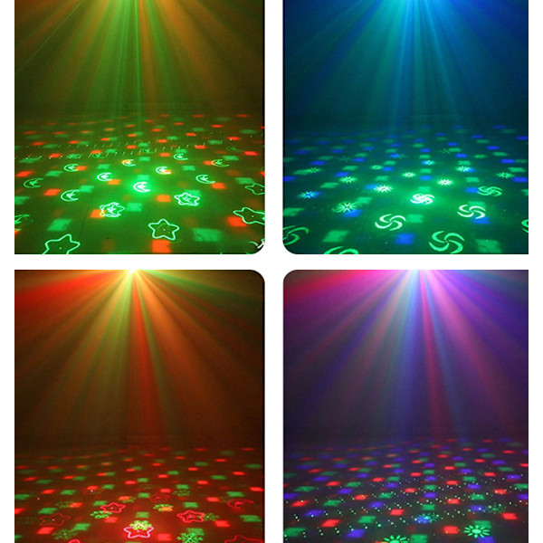 Disco stjernehimmel vandmønster magisk kugle laser flash stjernehimmel projektionslampe dansebordslampe