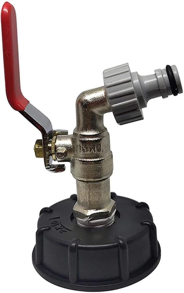 IBC Hane Tank Adapter Messing Tote Tank Hane Fødevarekvalitet Afløbsadapter 1/2