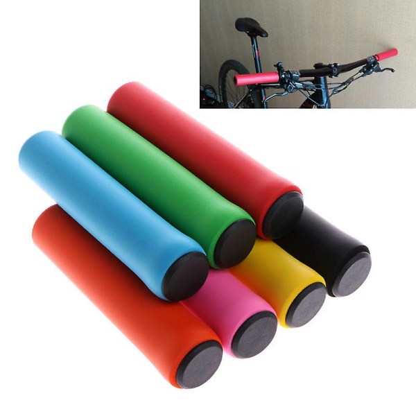 Skridsikkert silikone cykelhåndtag pink