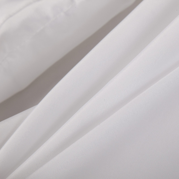 Bruseforhæng hvidt anti-siveringsklæde almindeligt polyester hotel vandtæt bruseforhæng 180 bred * 180 høj