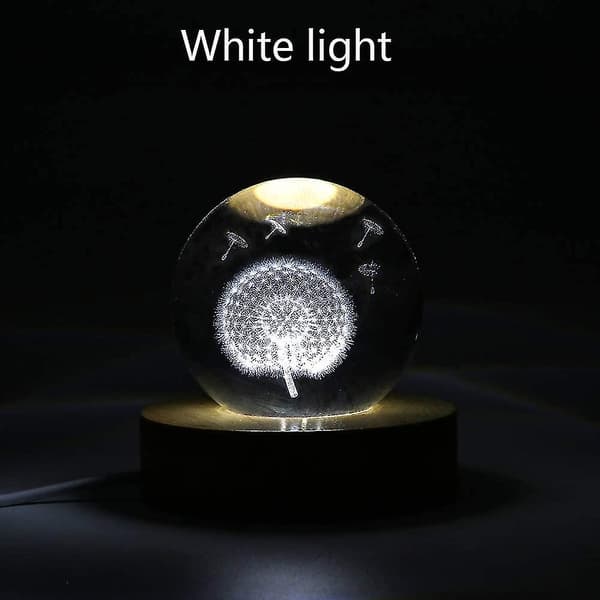4 tommer træ LED justerbar display base med 12 LED'er til 3D laser krystal glaskunst