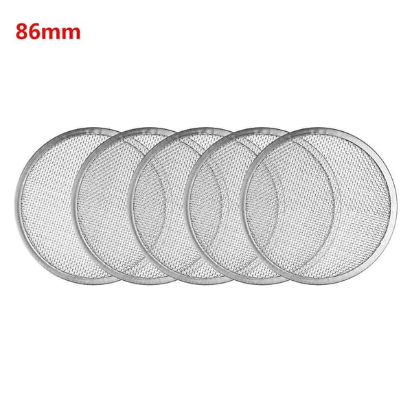 5 stk. rustfrit låg i rustfrit stål til spiring  86mm låg til spiring af glas  til syltetøjsglas med bred mund