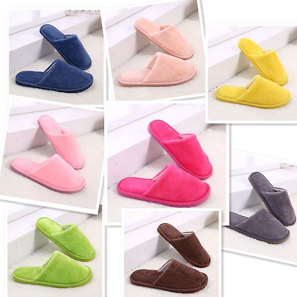 Sfit Bomullstofflor Mjuka Tofflor jade color 38 39